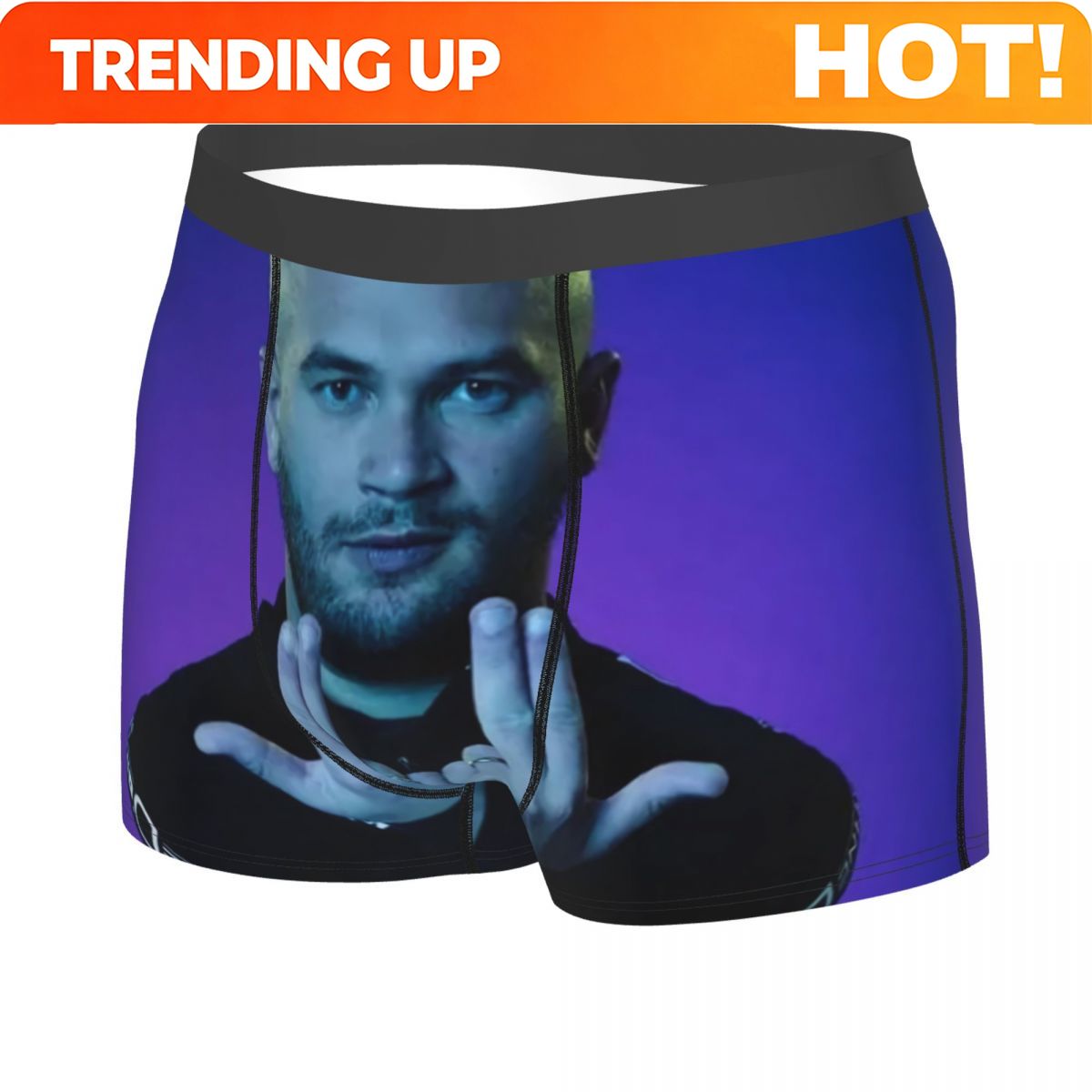 Custom Novelty French Rapper J - Boxer Shorts Modal ulasan dan harga