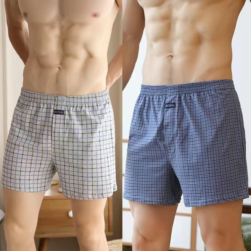 1/2/3/4PCS Plus Size M-XXXL Co - Boxer Brief Pack Cotton ulasan dan harga