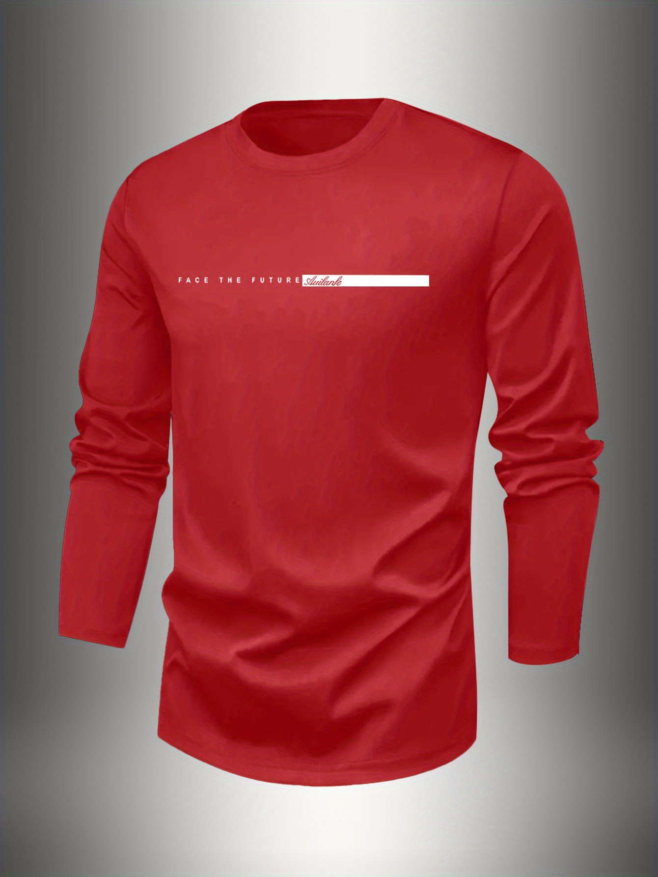 100 COTTONMen Crew Neck Long S - Undershirt Crew Neck ulasan dan harga